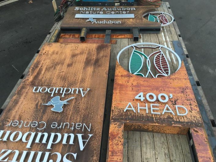 Schlitz Audubon Nature Center - Sign Fabrication